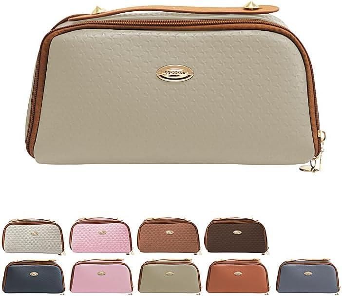GlamWeave Double Zipper Cosmetics Bag