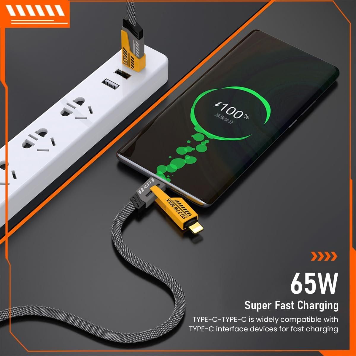 ChargeMate™ 4-in-1 USB-C & Lightning Cable